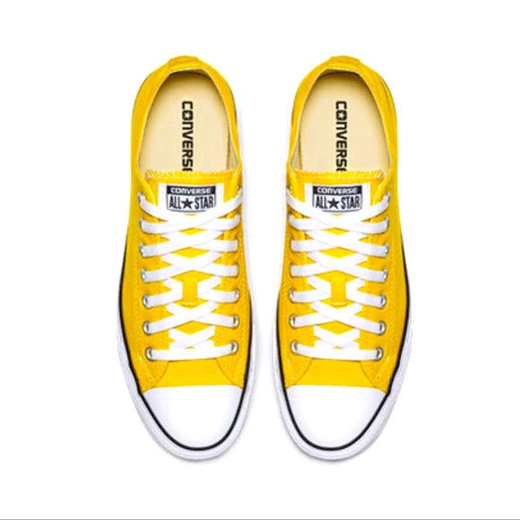 Converse Other - NEW CONVERSE ALL STAR Classic LO Top LEMON Canvas Chuck Taylor